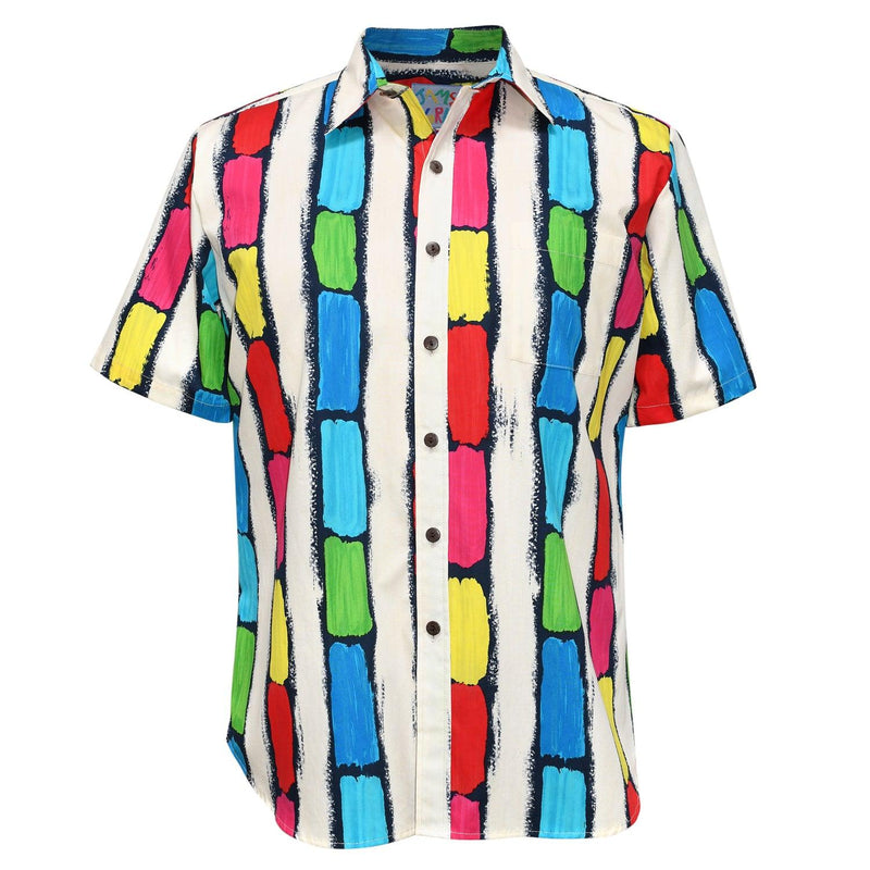 Camisa de hombre Slim Fit de algodón - Pop Chrome - jamsworld.com