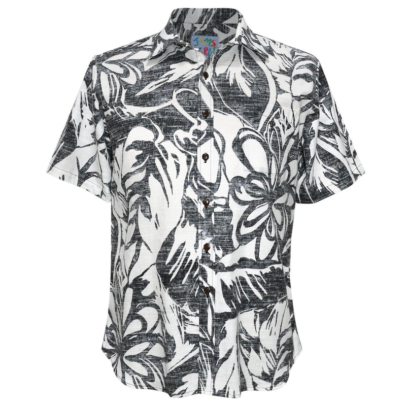 Men's Archival Collection Modern Fit Shirt - Royal Garden Black Reverse - jamsworld.com