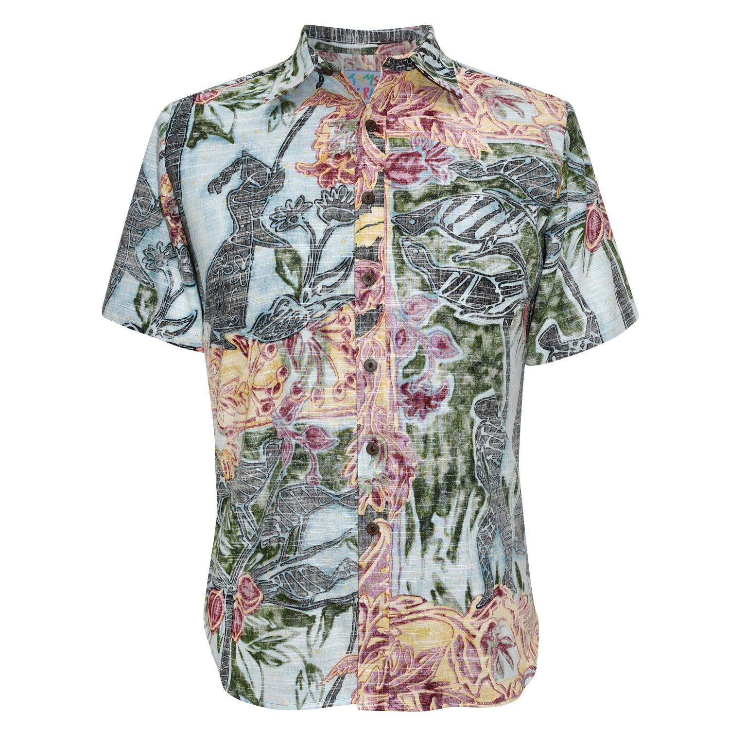 Chemise coupe moderne pour hommes de la collection Archival - Eden Yukata Reversed - jamsworld.com