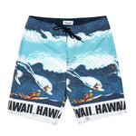 Boardshorts clásicos para hombre - Big Wave Blue - jamsworld.com