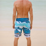 Boardshorts classiques pour hommes - Big Wave Blue - jamsworld.com