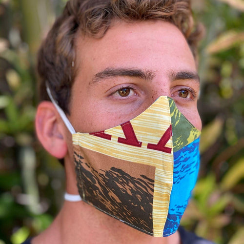 Jams World Face Mask - Surf Contest Yellow 10 Pack - jamsworld.com