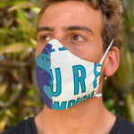 Máscara facial Jams World - Surf Contest Red - jamsworld.com