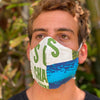 Jams World Face Mask - Surf Contest White - jamsworld.com