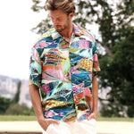 Camiseta retro para hombre - Rainbow Bay - jamsworld.com