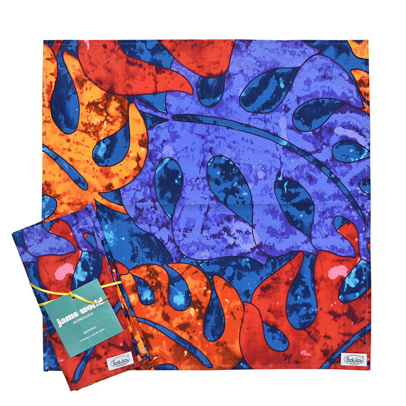 Surf Line Hawaii Napkin (Set of 2) - Purple Leaves