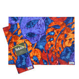 Surf Line Hawaii Mantel individual reversible (juego de 2) - Hojas moradas