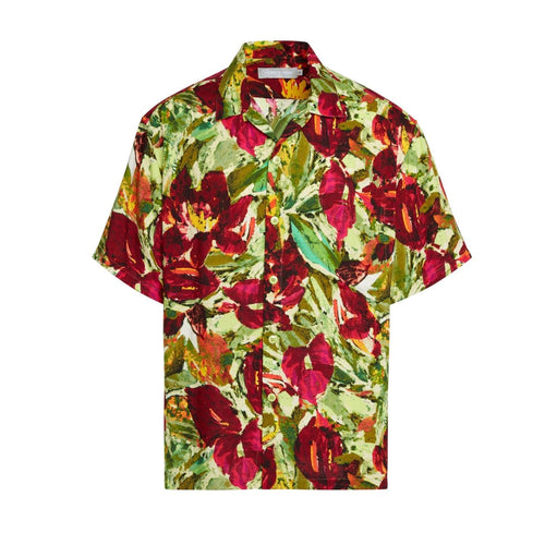 Men's Retro Shirt - Anthurium - jamsworld.com