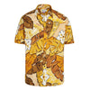Men's Surf Line Hawaii Cotton Modern Fit Shirt - Tiki Leaf Brown - jamsworld.com