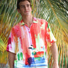 Men's Retro Shirt - Cayenne - jamsworld.com