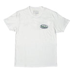 T-shirt ovale avec logo Surf Line Hawaii en détresse - jamsworld.com