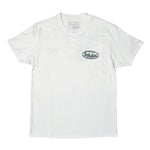 椭圆形仿旧冲浪线夏威夷标志 T 恤 - jamsworld.com