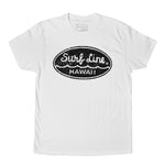 T-shirt Oval Surf Line Hawaii Script Logo - jamsworld.com
