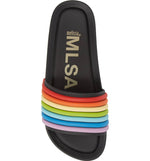 Adult Melissa Rainbow Slides - black - jamsworld.com