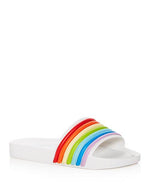 Claquettes Melissa Rainbow pour adultes - blanches - jamsworld.com