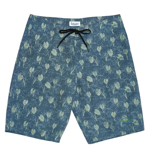 Men's Classic Boardshorts - Taro Leaves Green - jamsworld.com