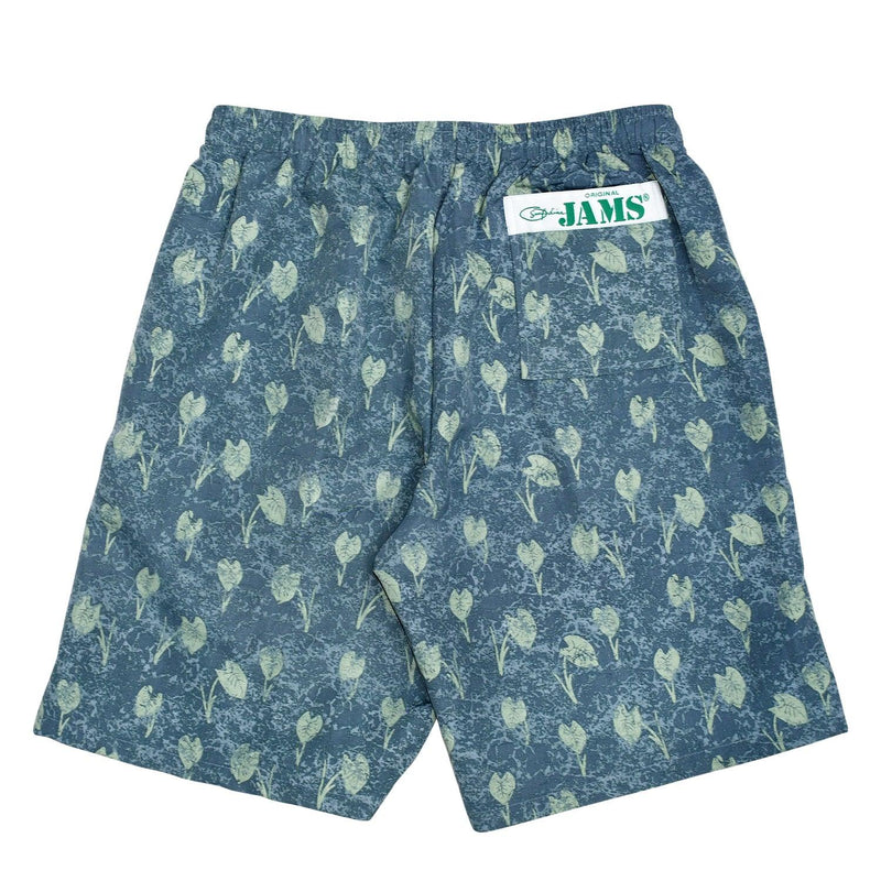 Men's Nylon Super Jams - Taro Leaves Green - jamsworld.com