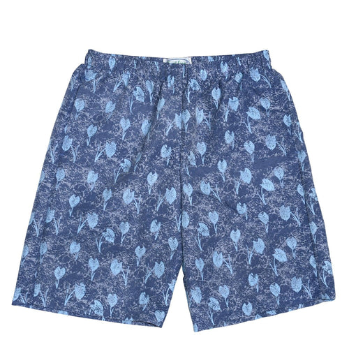 Men's Nylon Super Jams - Taro Leaves Navy - jamsworld.com