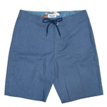 Boardshort clásico sólido para hombre - Navy Big Wave - jamsworld.com