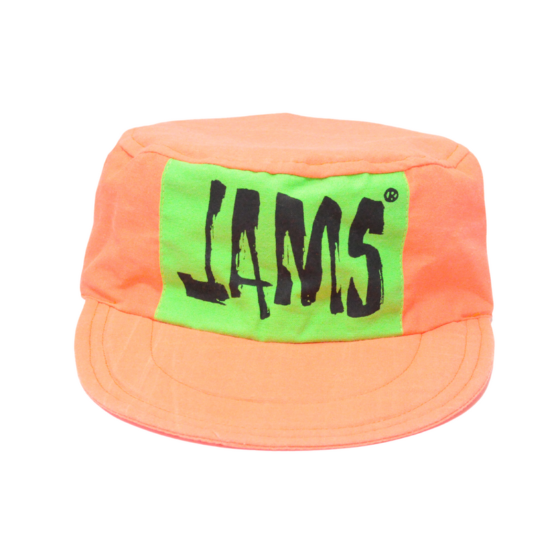 Gorro Jobber Vintage 1980's - Naranja Neón