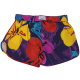Cheeter Shorts - Floral Hibiscus Purple