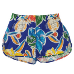 Shorts Cheeter - Piña Hibisco Azul
