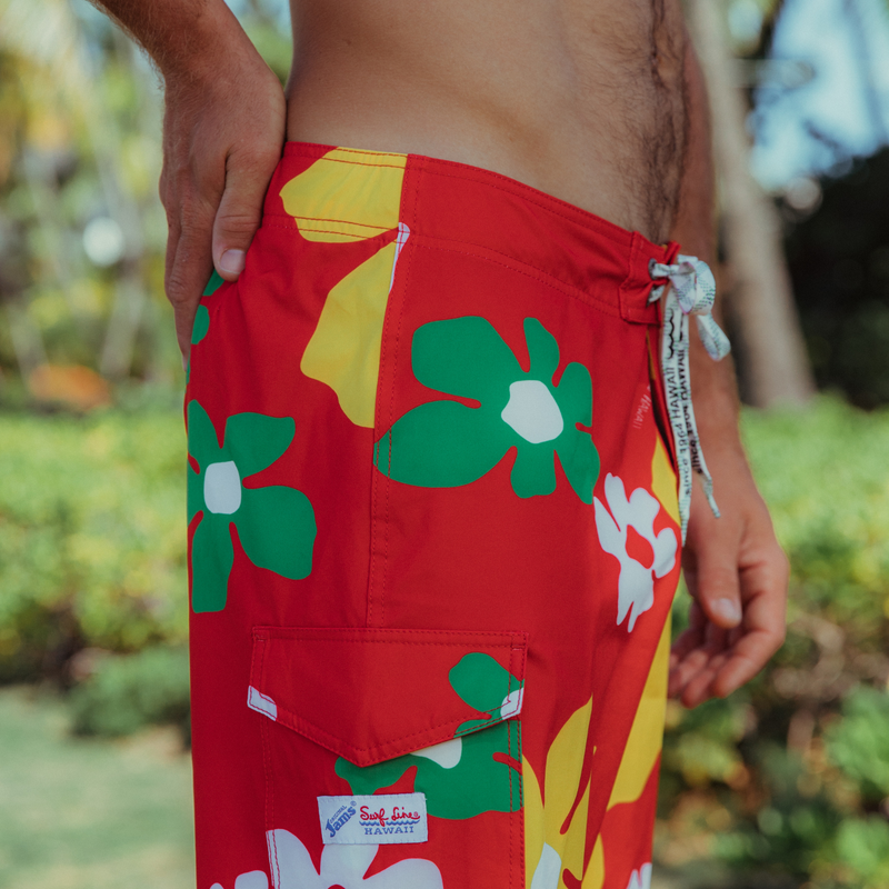 Men's Classic Boardshort - Tradewinds Red