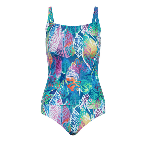 Two Piece Swimsuit. - 'Akala (Pink) Capri