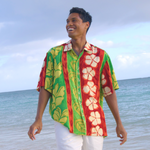 男士复古衬衫 - Aloha 'Aina