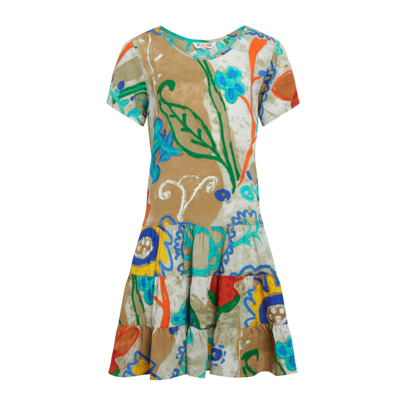 Girls' Hattie Dress: XS(4/5) - L(12/14) - Country Flora