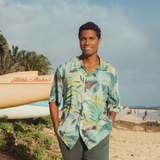 Camisa retro para hombre - Brisa de primavera