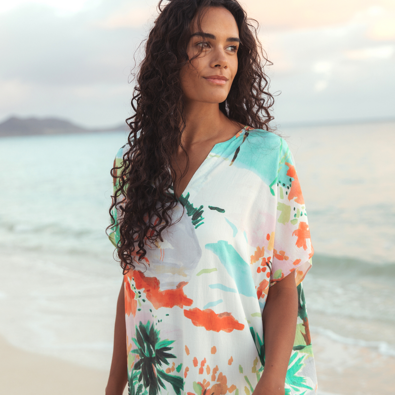 Casablanca Dress - Flamingo Beach