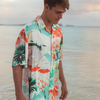 Men's Retro Shirt - Flamingo Beach