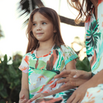 Girls' Hattie Dress: XS(4/5) - L(12/14) - Flamingo Beach