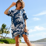 Vestido Camiseta - Lau Kala Indigo