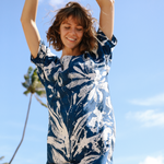 Vestido Camiseta - Lau Kala Indigo