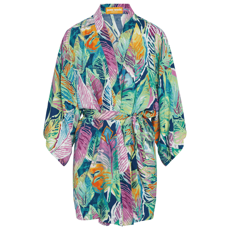 Bata Kimono Corta - 'Akala (Pink) Capri - jamsworld.com