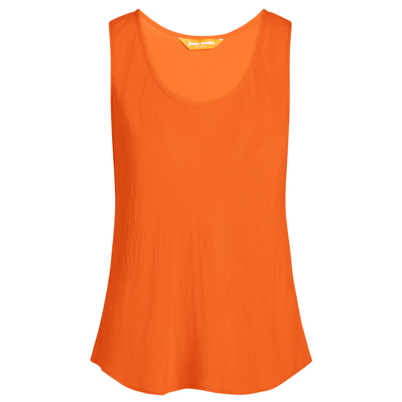 Camiseta sin mangas lisa - Papaya