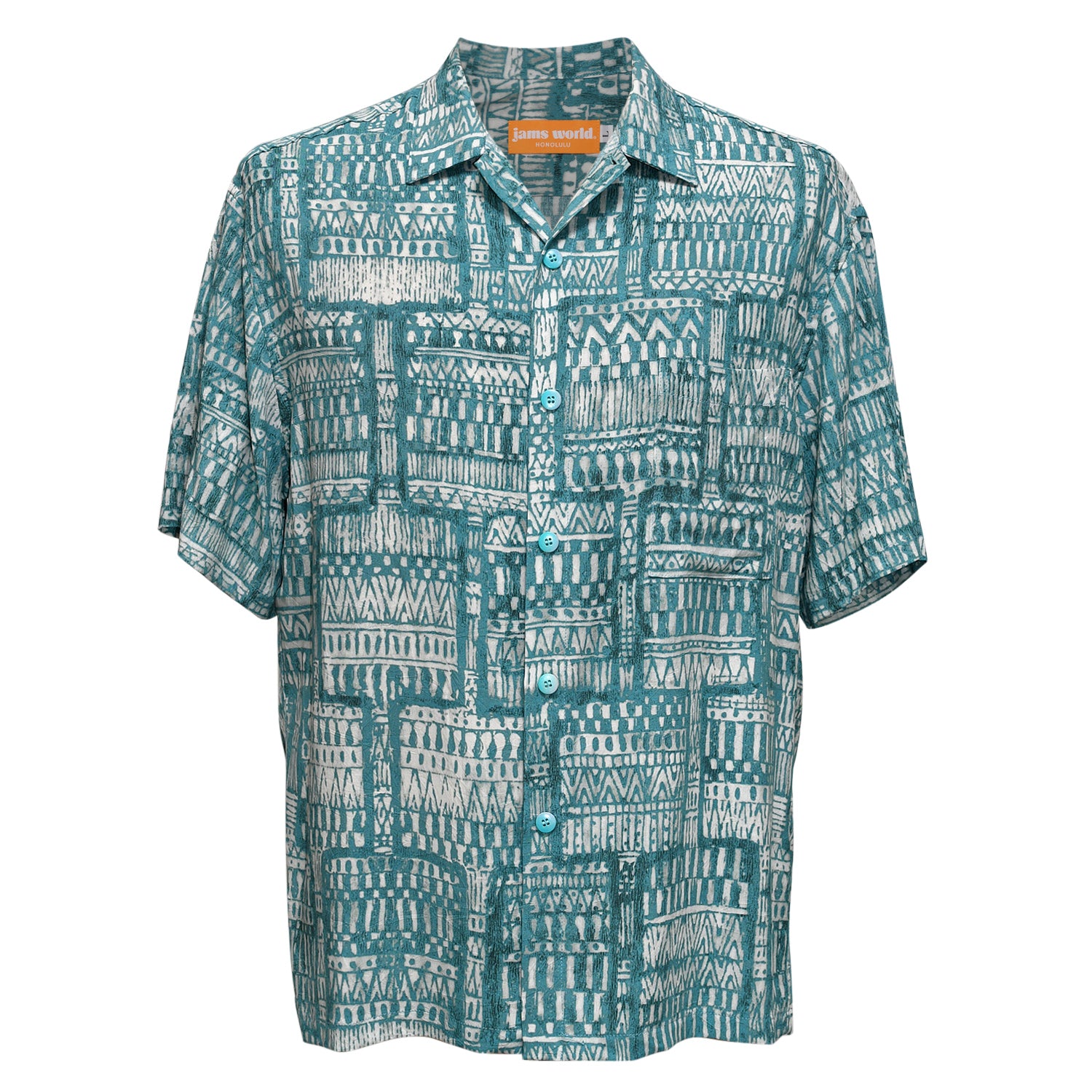 Camisa Retro Hombre - Kahili Teal