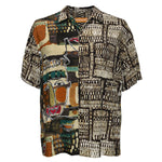 Camisa de hombre Mix Print - Kahili Brown