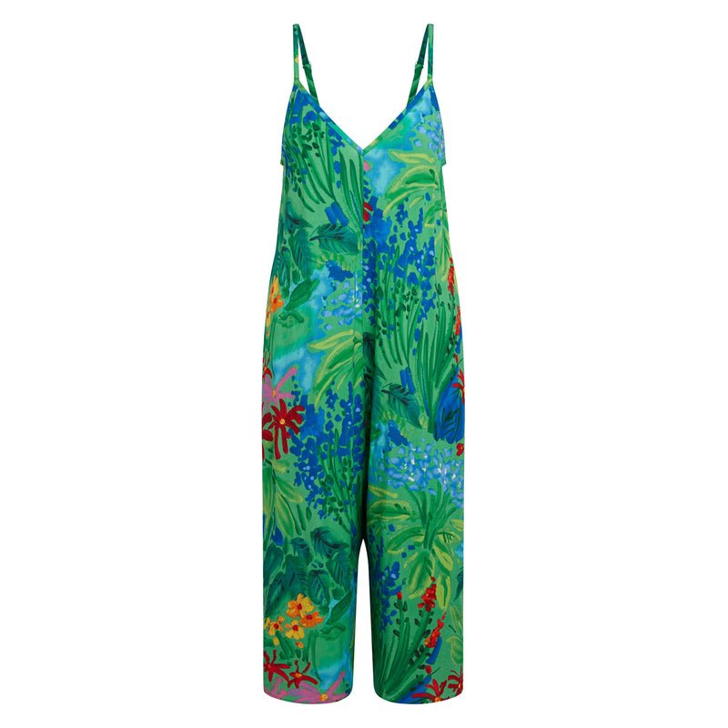 Easy Jumpsuit - Sea Flower