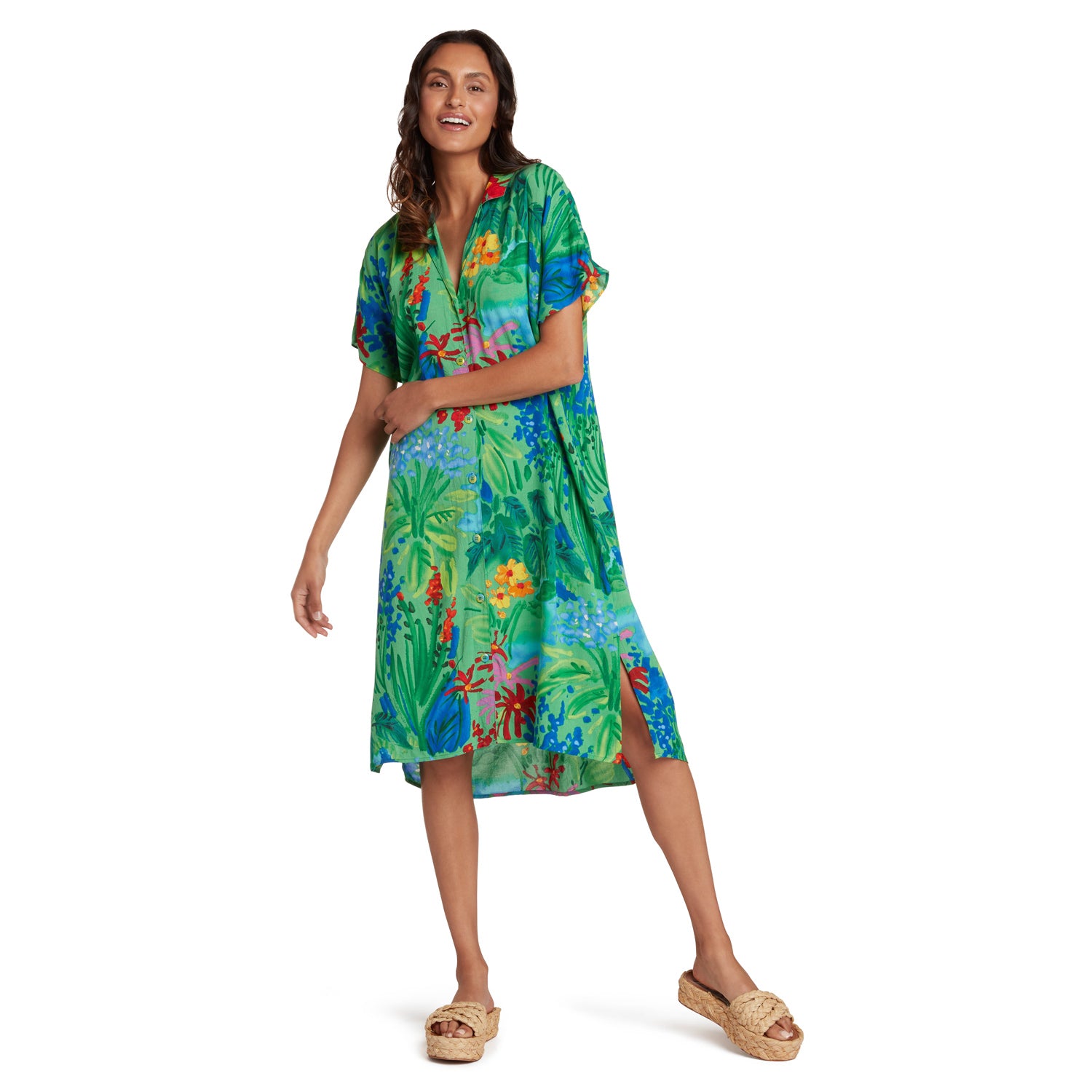 Vestido Camisero - Flor De Mar