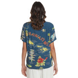 Top Estampado - No Ka Oi Azul