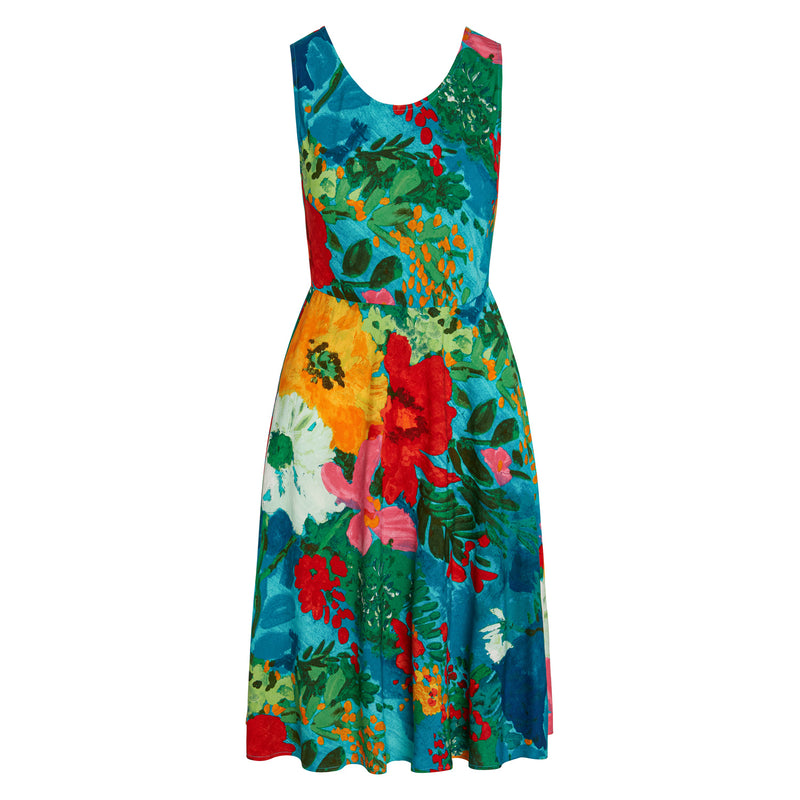 Natalie Dress - Blue Garden