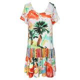 Hattie Dress - Flamingo Beach